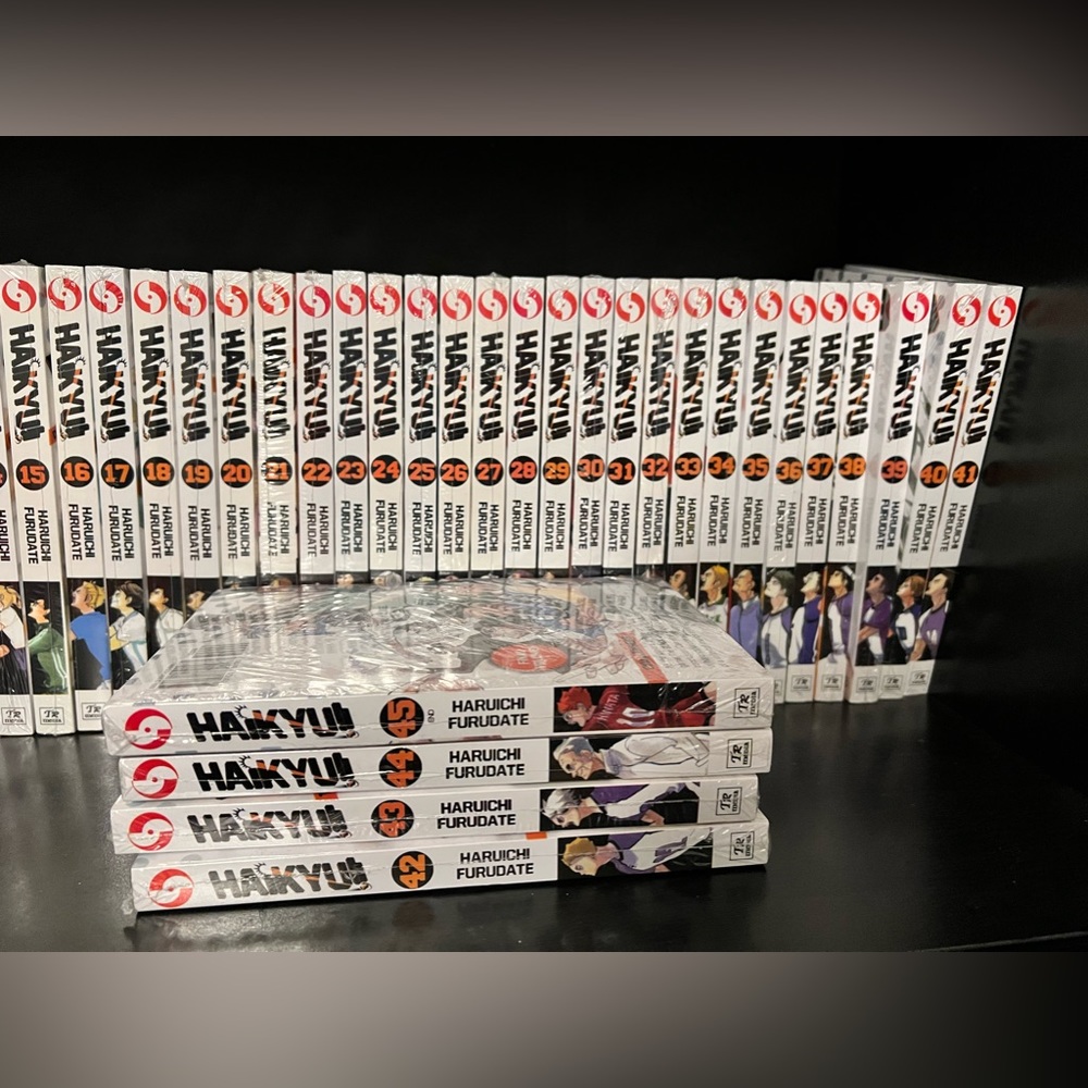 HAIKYU!! Books 1 through 45. That’s right you get ALL 45 books! BRAND NEW!